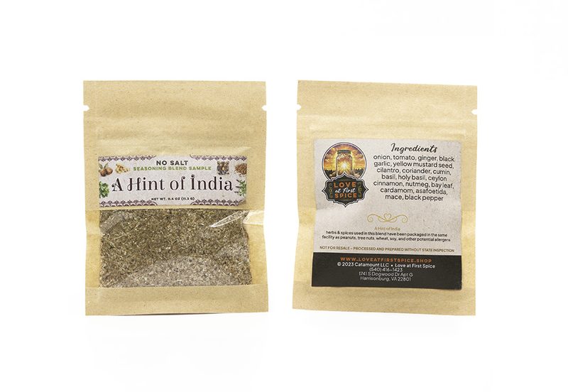 A Hint of India - Sample pouch