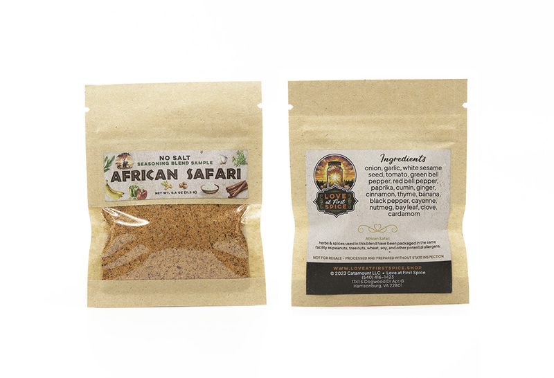 African Safari - Sample pouch