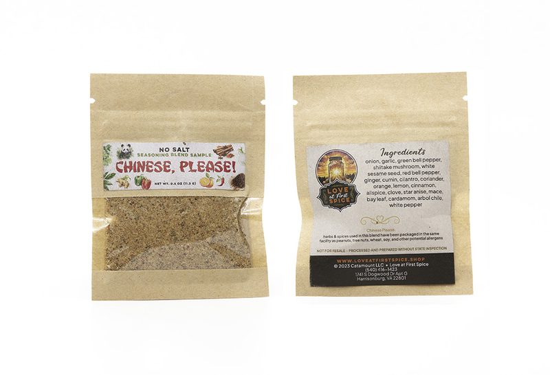 Chinese, Please! - Sample pouch