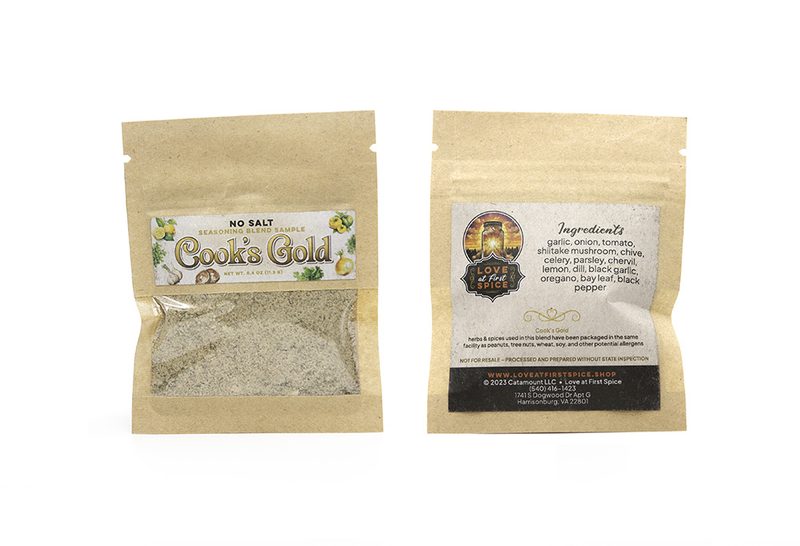 Cook's Gold - Sample pouch