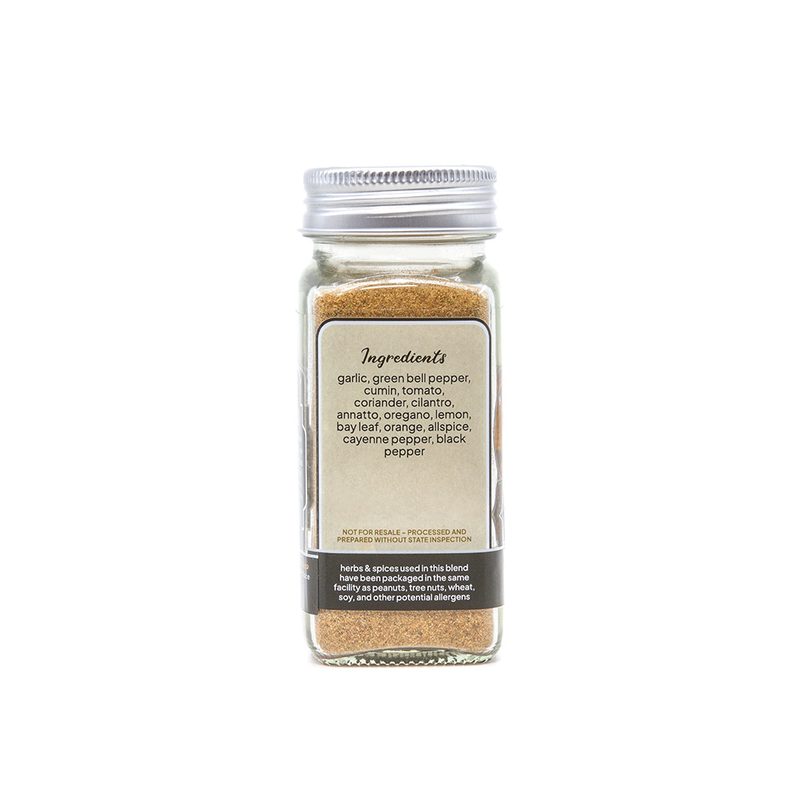 Especia Cubana - Back label