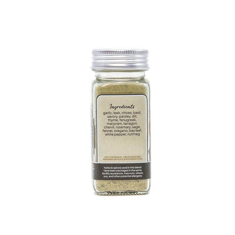 Herbes de France - Back label