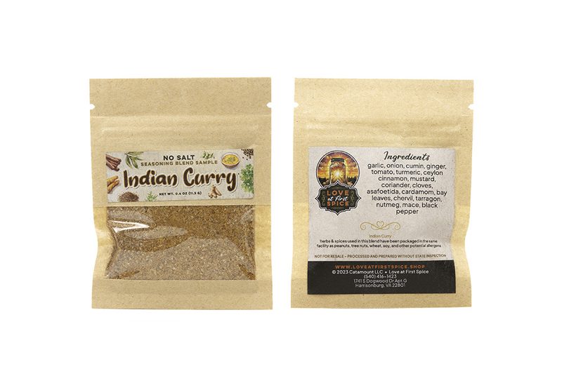 Indian Curry - Sample pouch