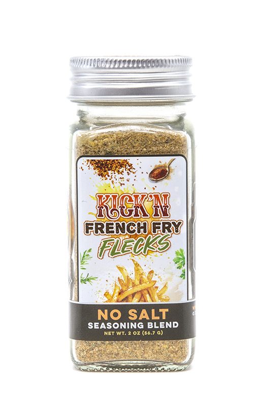 Kick'n French Fry Flecks jar