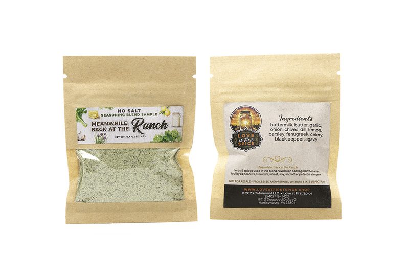 Meanwhile, Back at the Ranch - Sample pouch