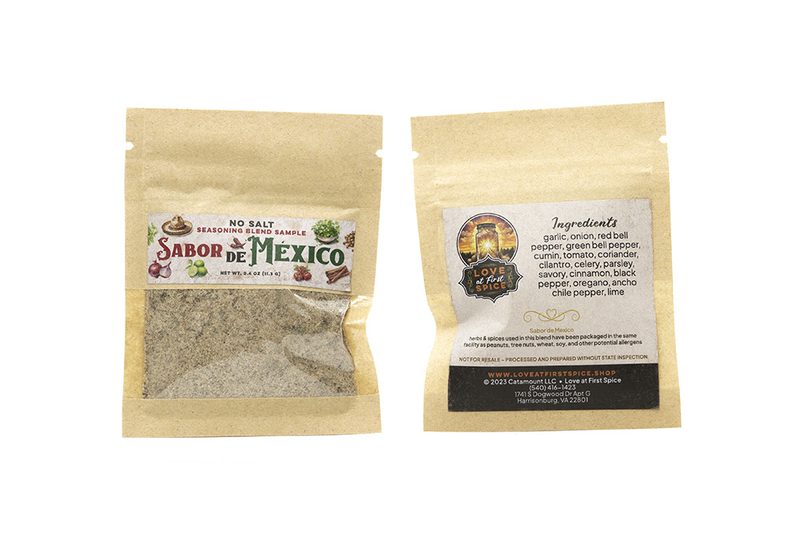 Sabor de Mexico - Sample pouch