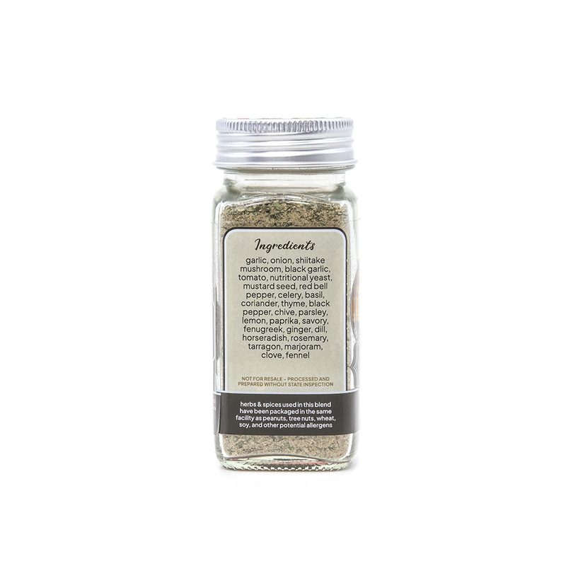 Savory Crack - Back label